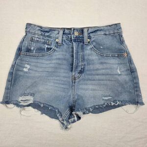 Wild Fable High Rise Distressed Denim Shorts Size 2